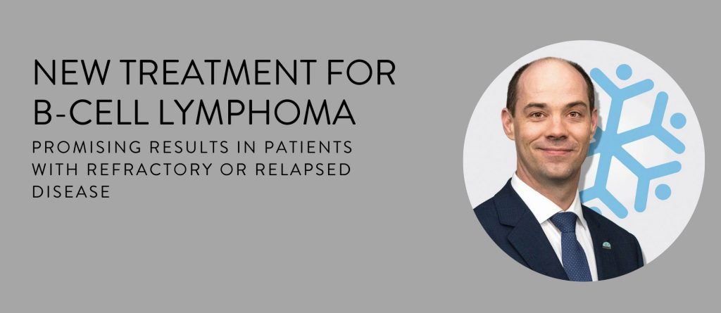 New treatment for relapsed or refractory B-cell lymphoma shows great promise